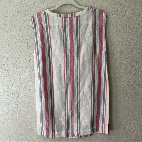 Cupcakes and Cashmere women’s linen blend sleeveless shift dress, S, white - Picture 2 of 6